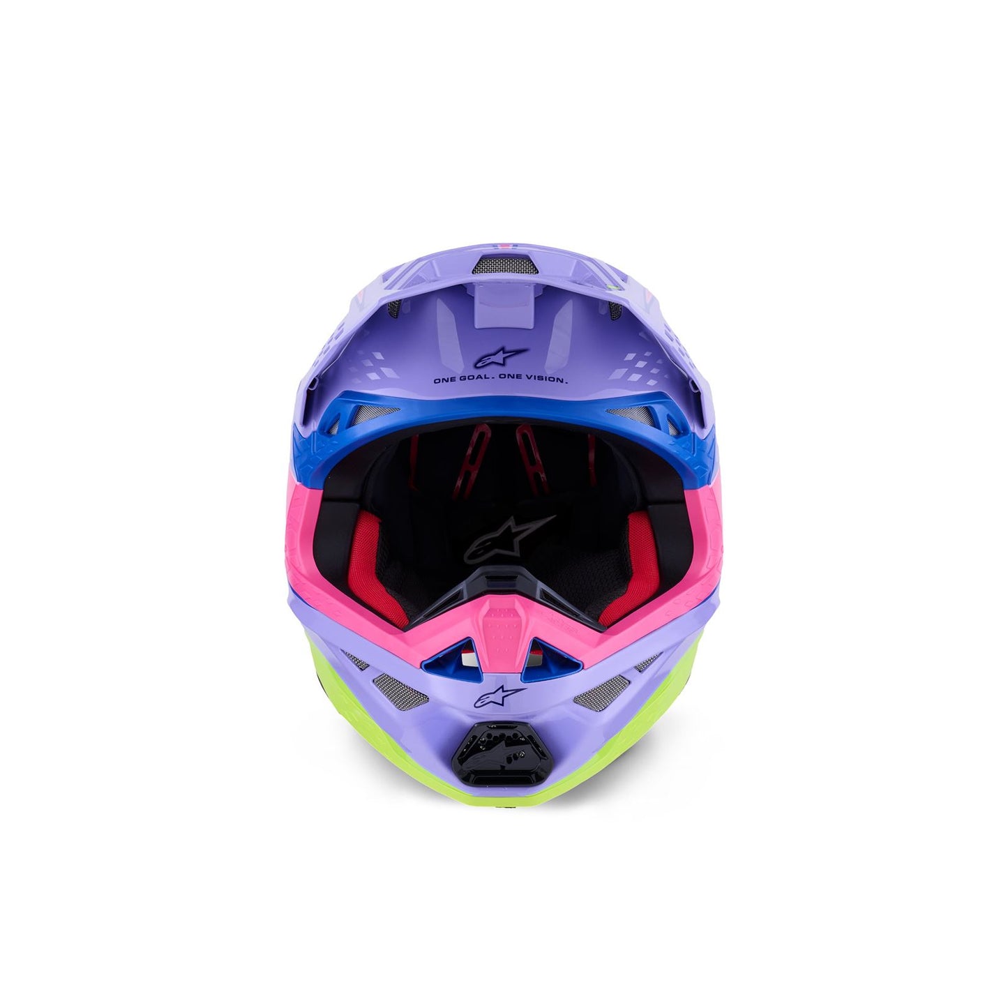 Alpinestars S-M10 Jett Lawrence R01 Helmet - Purple/Pink/Yellow - Glossy_1864457