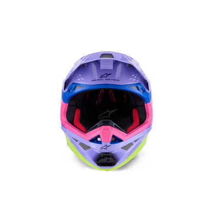 Alpinestars S-M10 Jett Lawrence R01 Helmet - Purple/Pink/Yellow - Glossy_1864457