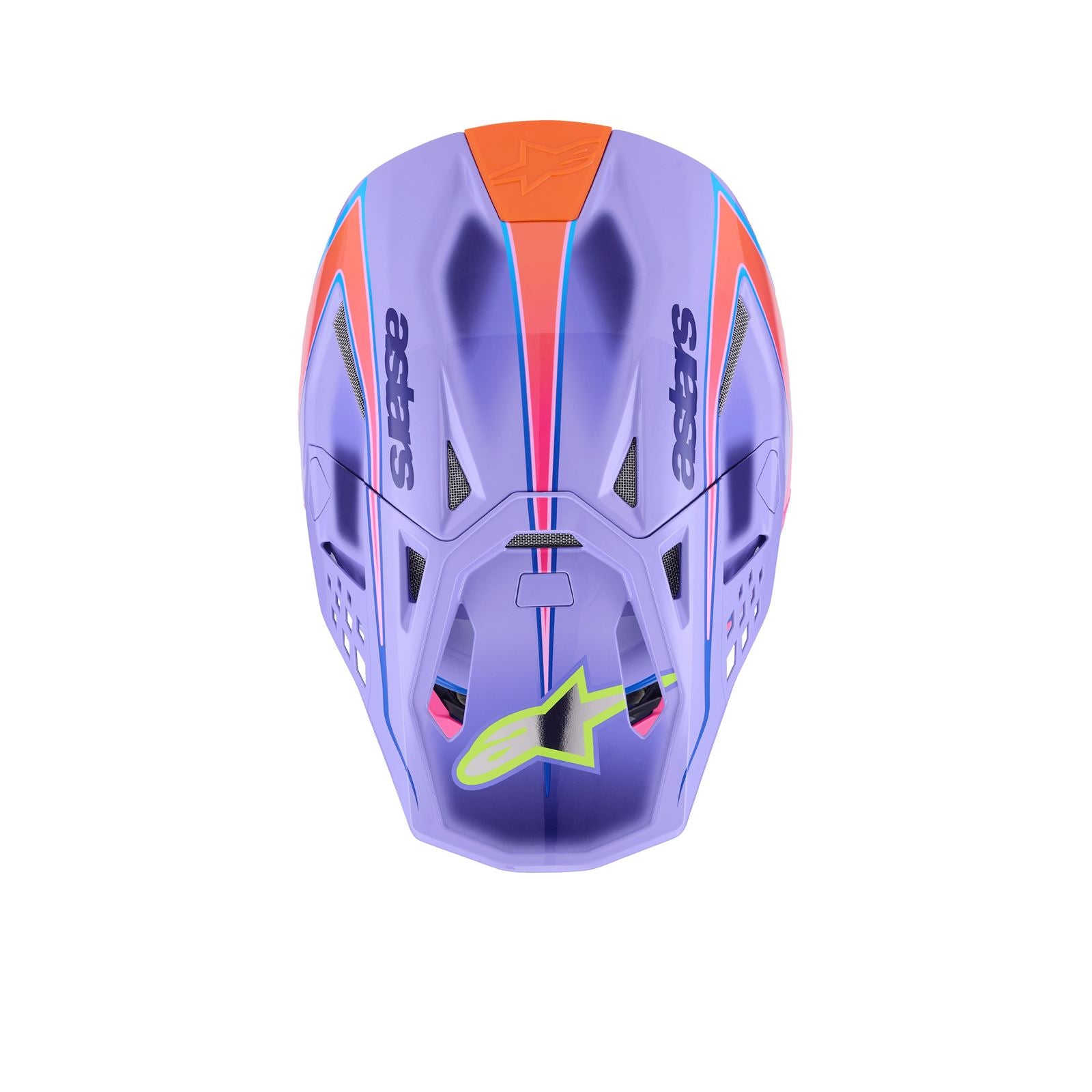 Alpinestars S-M10 Jett Lawrence R01 Helmet - Purple/Pink/Yellow - Glossy_1864704