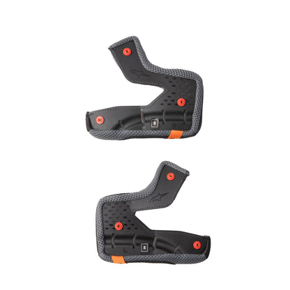 Alpinestars SM7 Cheek Pad Set - Black - Small - 30MM [MPN: 8960726-10-S30]_1864513