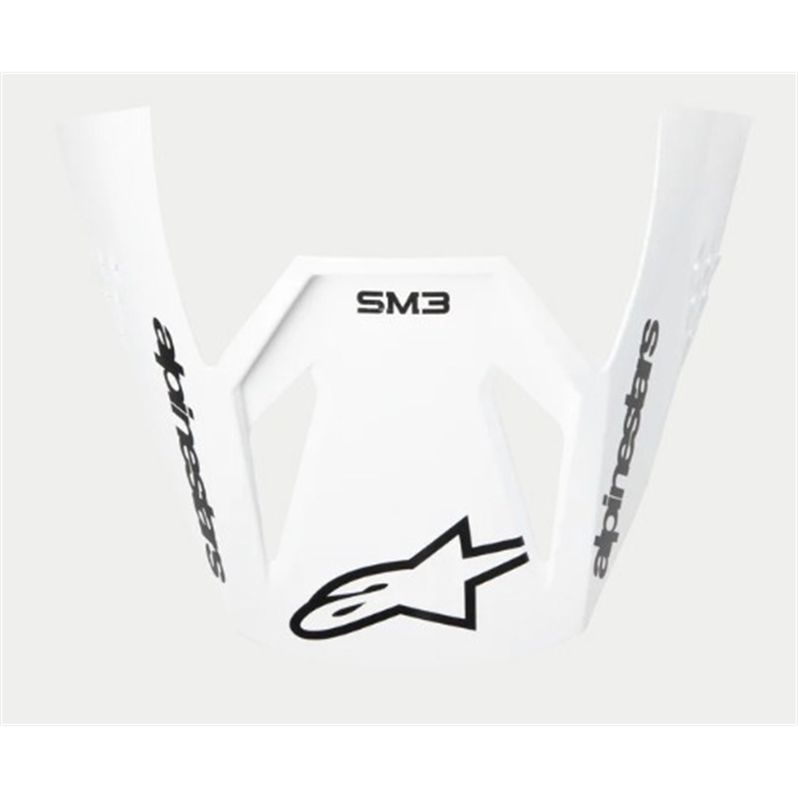Alpinestars SM3 Radium Visor ECE06 - Black/White/Grey - Glossy [MPN: 8980526-1546-TU]_1867425