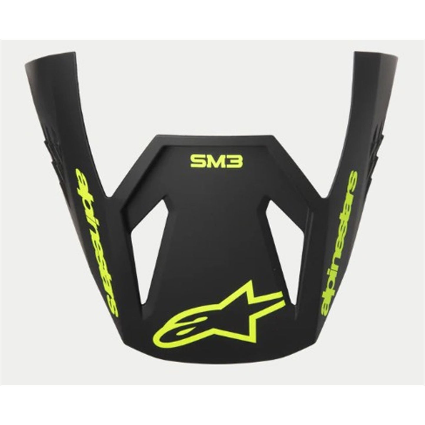 Alpinestars SM3 Radium Visor ECE06 - Grey/Black/Yellow Fluo - Matte [MPN: 8980526-9510-TU]_1867422