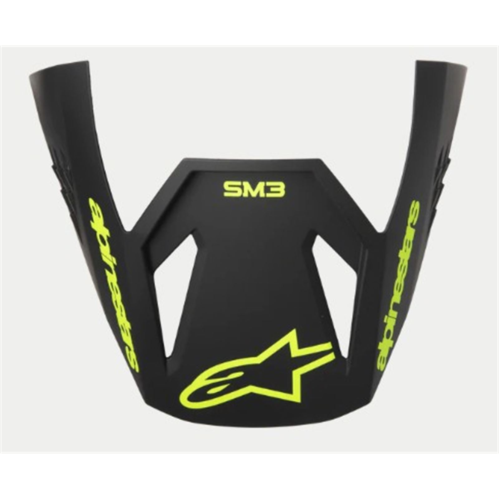 Alpinestars SM3 Radium Visor ECE06 - Grey/Black/Yellow Fluo - Matte [MPN: 8980526-9510-TU]_1867422