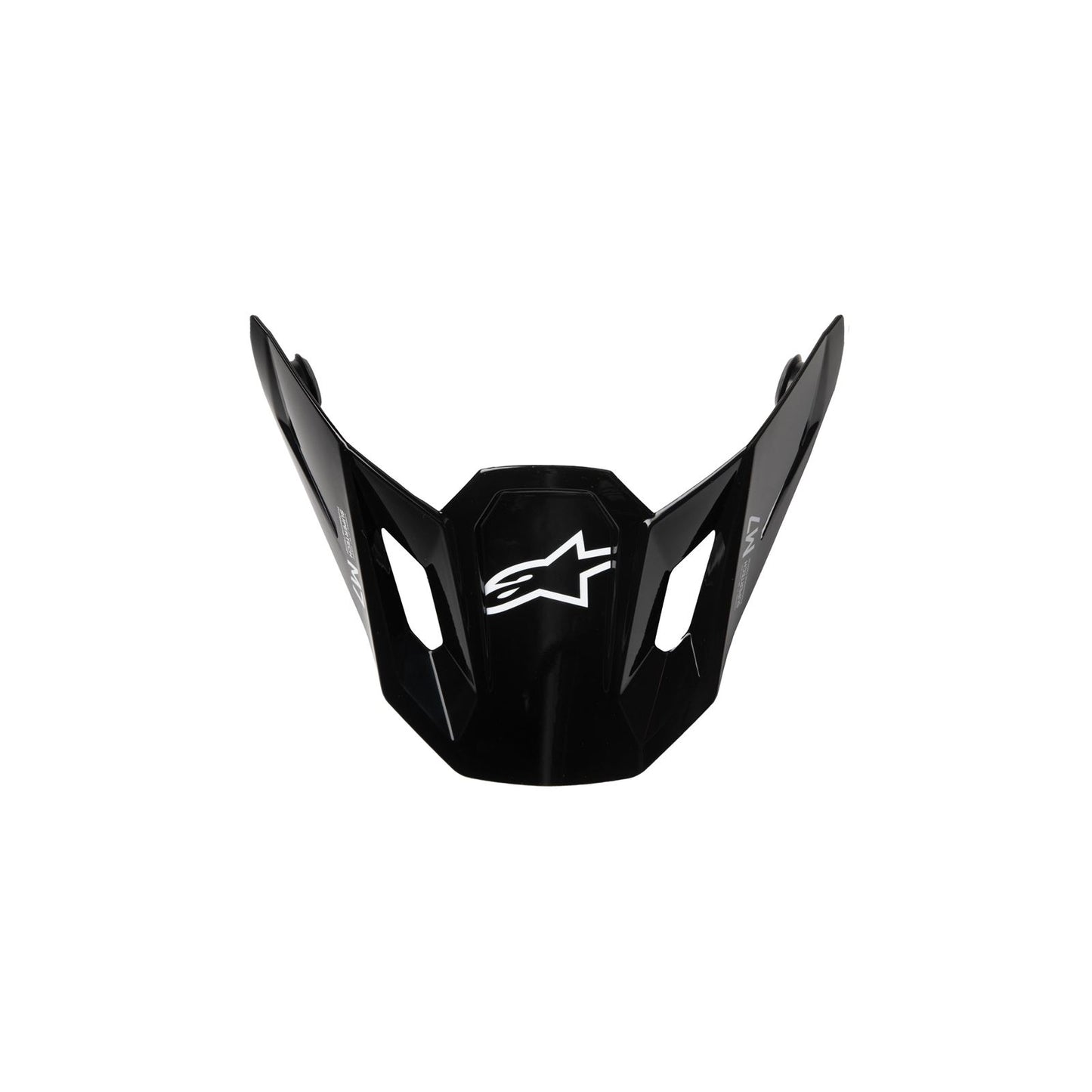Alpinestars SM7 Solid Visor ECE06 - Black - Glossy [MPN: 8980826-1180-TU]_1865021