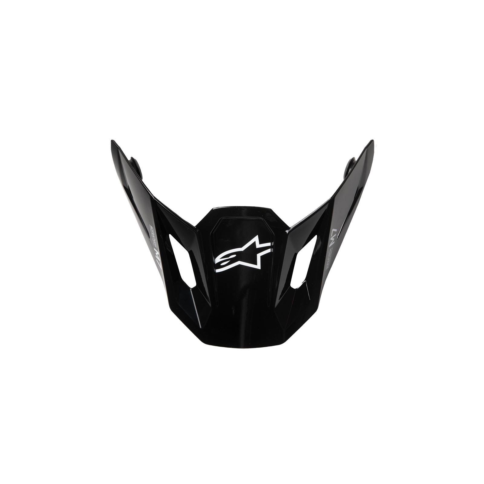 Alpinestars SM7 Solid Visor ECE06 - Black - Glossy [MPN: 8980826-1180-TU]_1865021