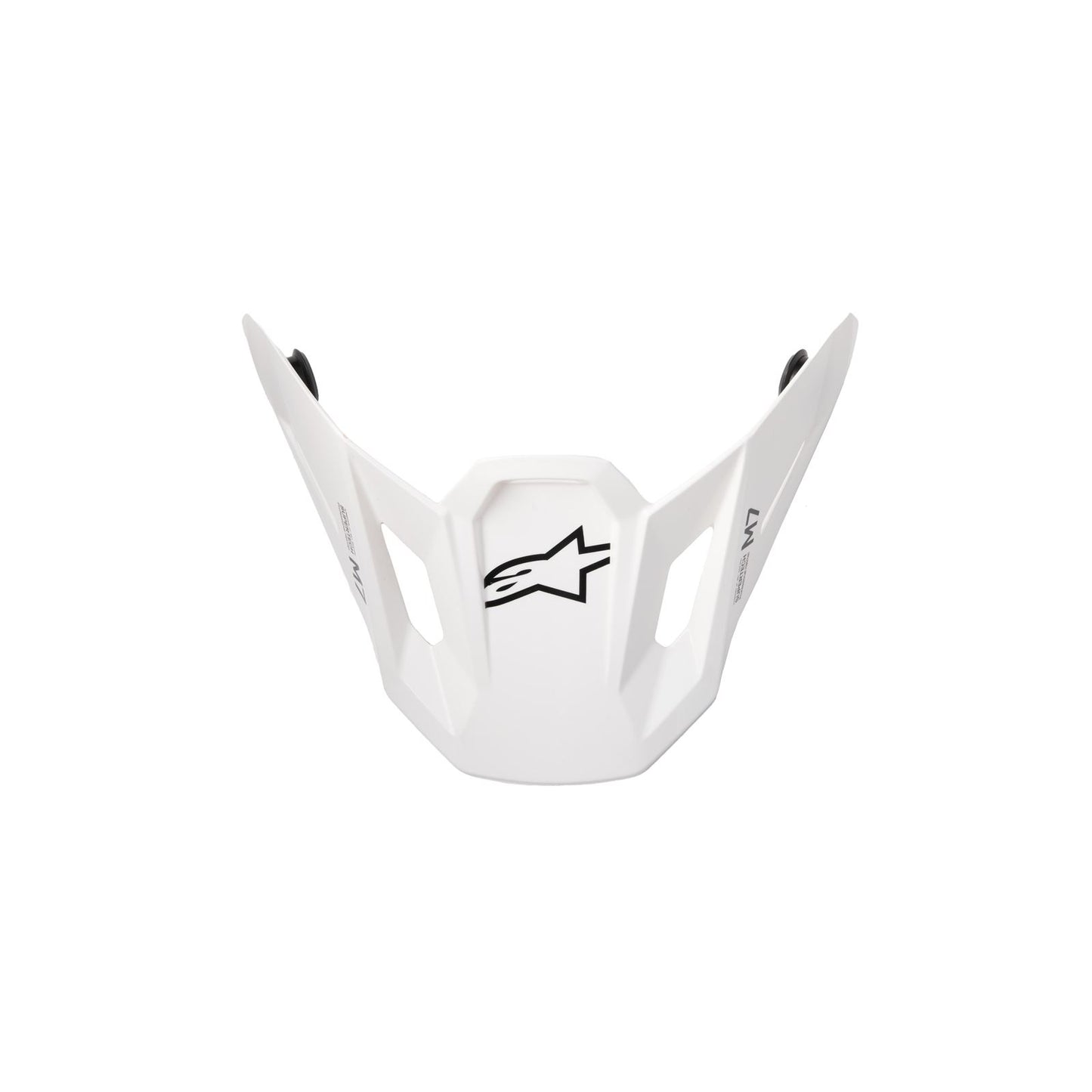 Alpinestars SM7 Solid Visor ECE06 - White - Glossy [MPN: 8980826-2180-TU]_1864705