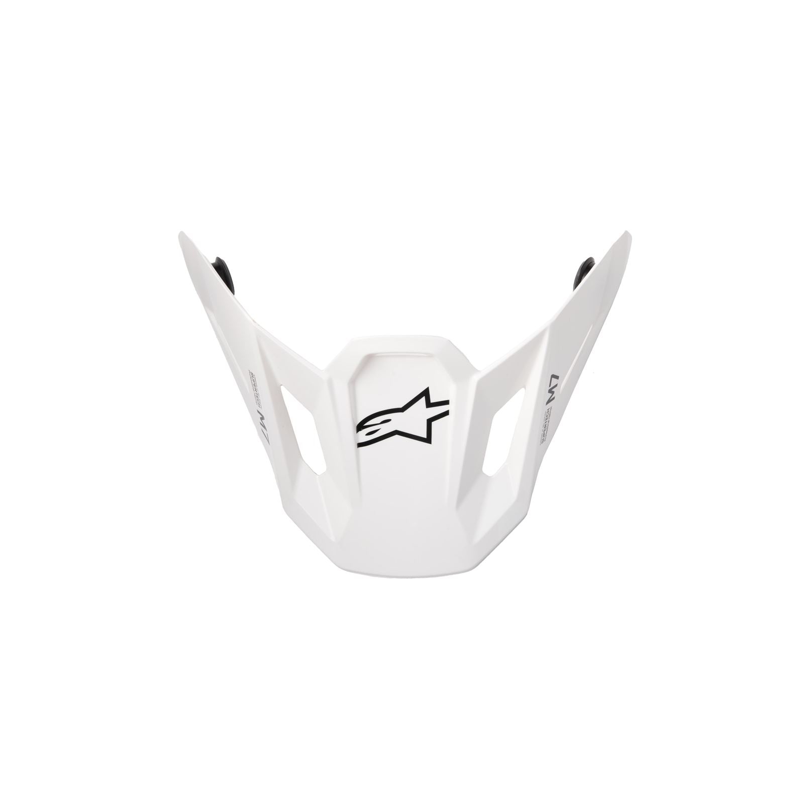 Alpinestars SM7 Solid Visor ECE06 - White - Glossy [MPN: 8980826-2180-TU]_1864705