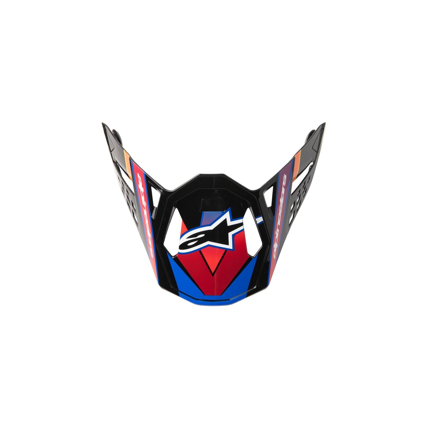 Alpinestars Visor S-M10 22.06 - Era Blue/Red/Yellow Fluo - Glossy [MPN: 8981123-7356-TU]_1864963