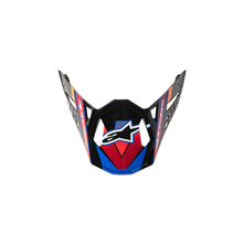 Alpinestars Visor S-M10 22.06 - Era Blue/Red/Yellow Fluo - Glossy [MPN: 8981123-7356-TU]_1864963