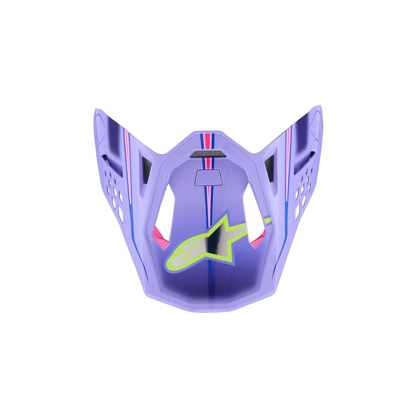 Alpinestars S-M10 JL Visor ECE 22.06 - Purple/Pink Fluo/Yellow Fluo - Glossy [MPN: 8981125-3144-TU]_1864964
