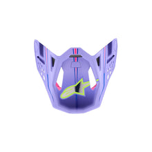 Alpinestars S-M10 JL Visor ECE 22.06 - Purple/Pink Fluo/Yellow Fluo - Glossy [MPN: 8981125-3144-TU]_1864964