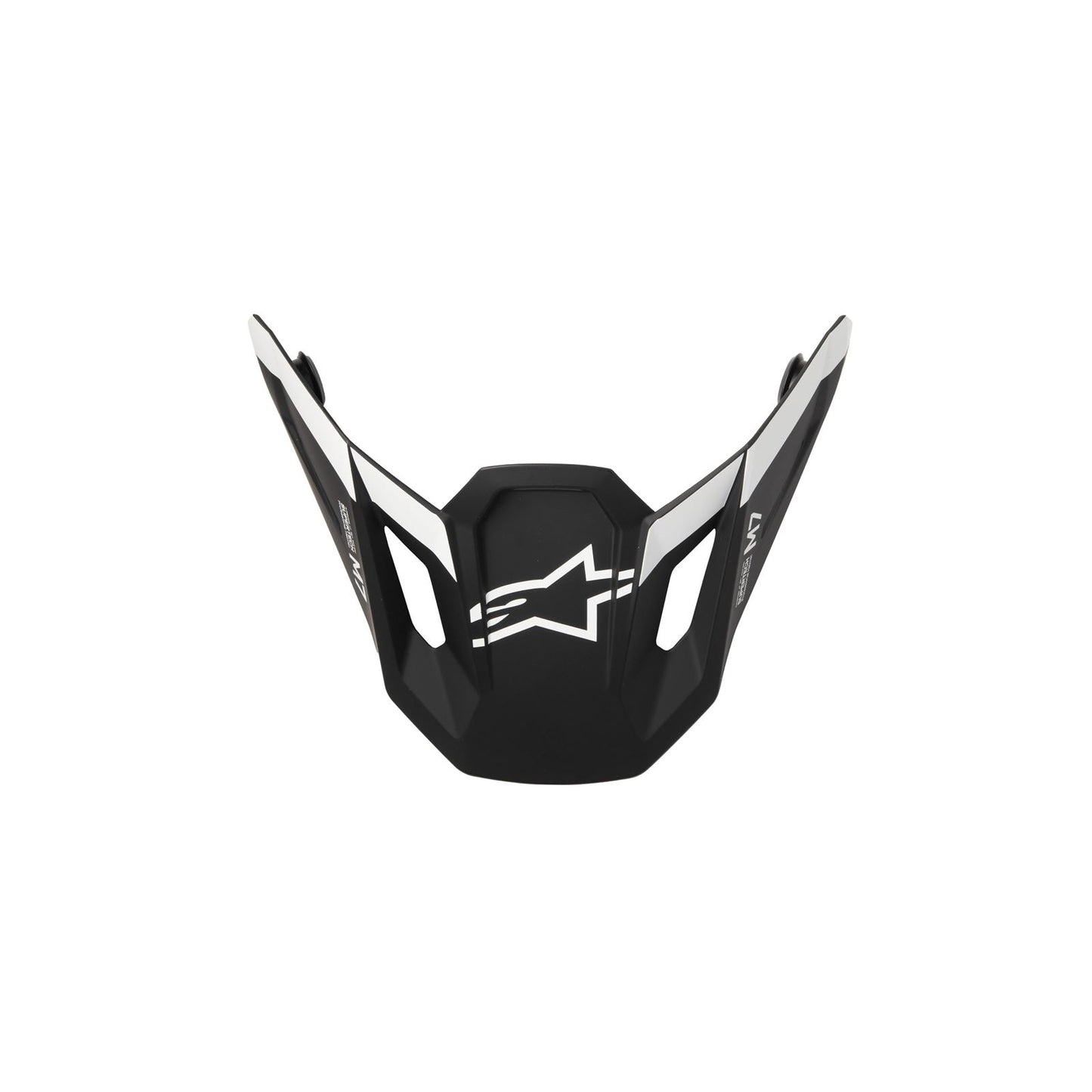 Alpinestars SM7 Dasher Visor ECE06 - Black/White - Matte [MPN: 8981226-1121-TU]_1864654