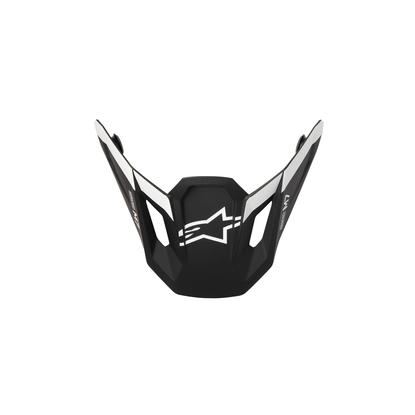 Alpinestars SM7 Dasher Visor ECE06 - Black/White - Matte [MPN: 8981226-1121-TU]_1864654