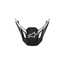 Alpinestars SM7 Dasher Visor ECE06 - Black/White - Matte [MPN: 8981226-1121-TU]_1864654