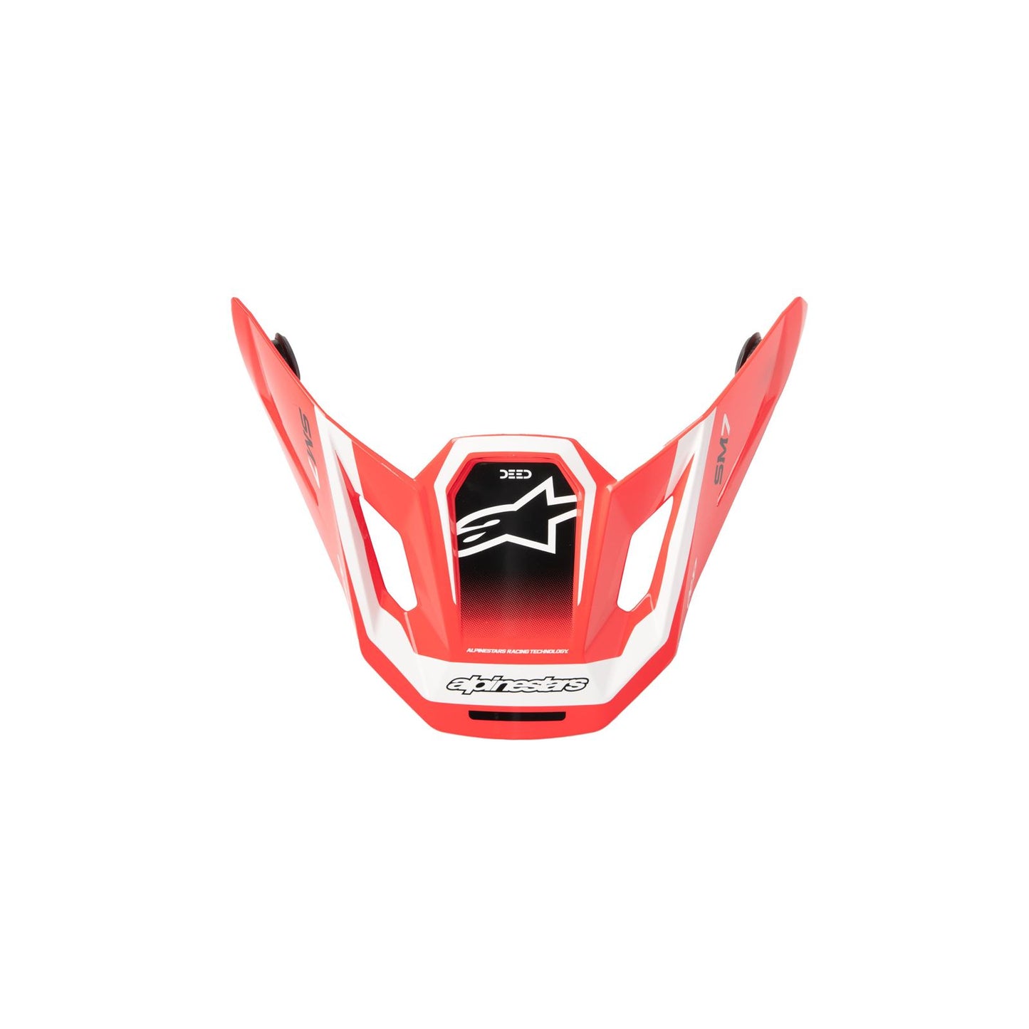 Alpinestars SM7 Deed Visor ECE06 - Red/Black/White - Glossy [MPN: 8981326-3139-TU]_1864531