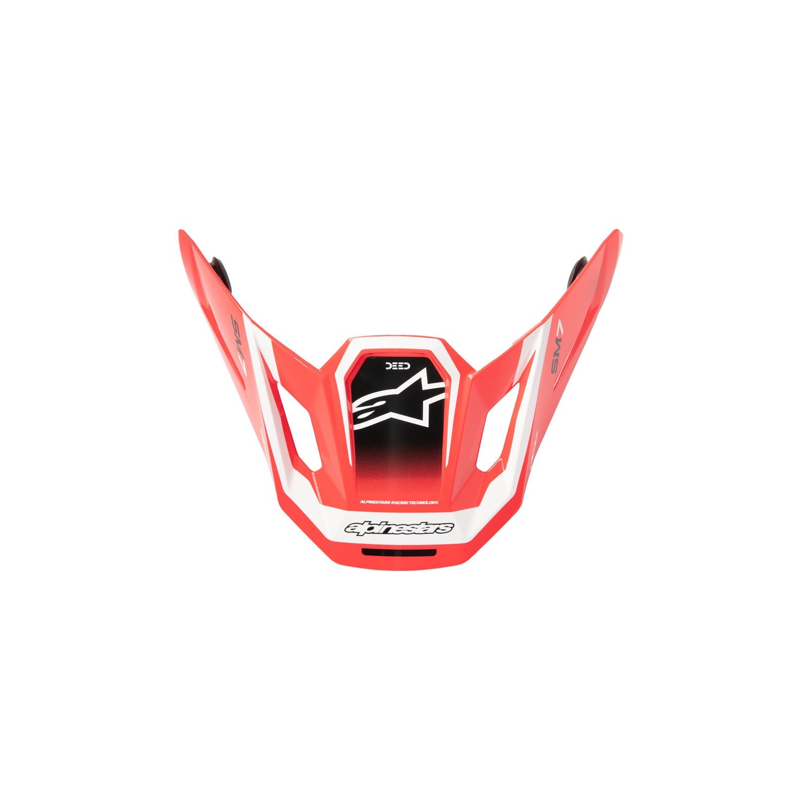 Alpinestars SM7 Deed Visor ECE06 - Red/Black/White - Glossy [MPN: 8981326-3139-TU]_1864531