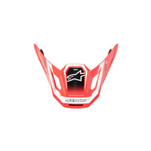 Alpinestars SM7 Deed Visor ECE06 - Red/Black/White - Glossy [MPN: 8981326-3139-TU]_1864531