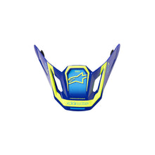 Alpinestars SM7 Deed Visor ECE06 - Blue/Yellow Fluo - Glossy [MPN: 8981326-7253-TU]_1864497