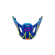 Alpinestars SM7 Cast Visor ECE06 - Blue/Pink/Yellow Fluo - Glossy [MPN: 8981426-7254-TU]_1864454