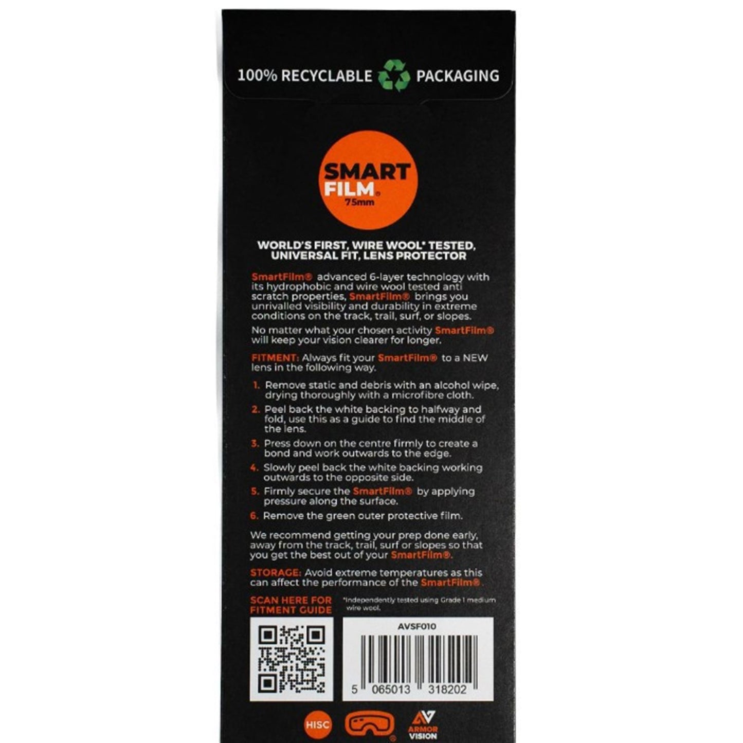 Armor Vision Lens Protector - 75mm - 3/Pack [MPN: AVSF010]_2062363