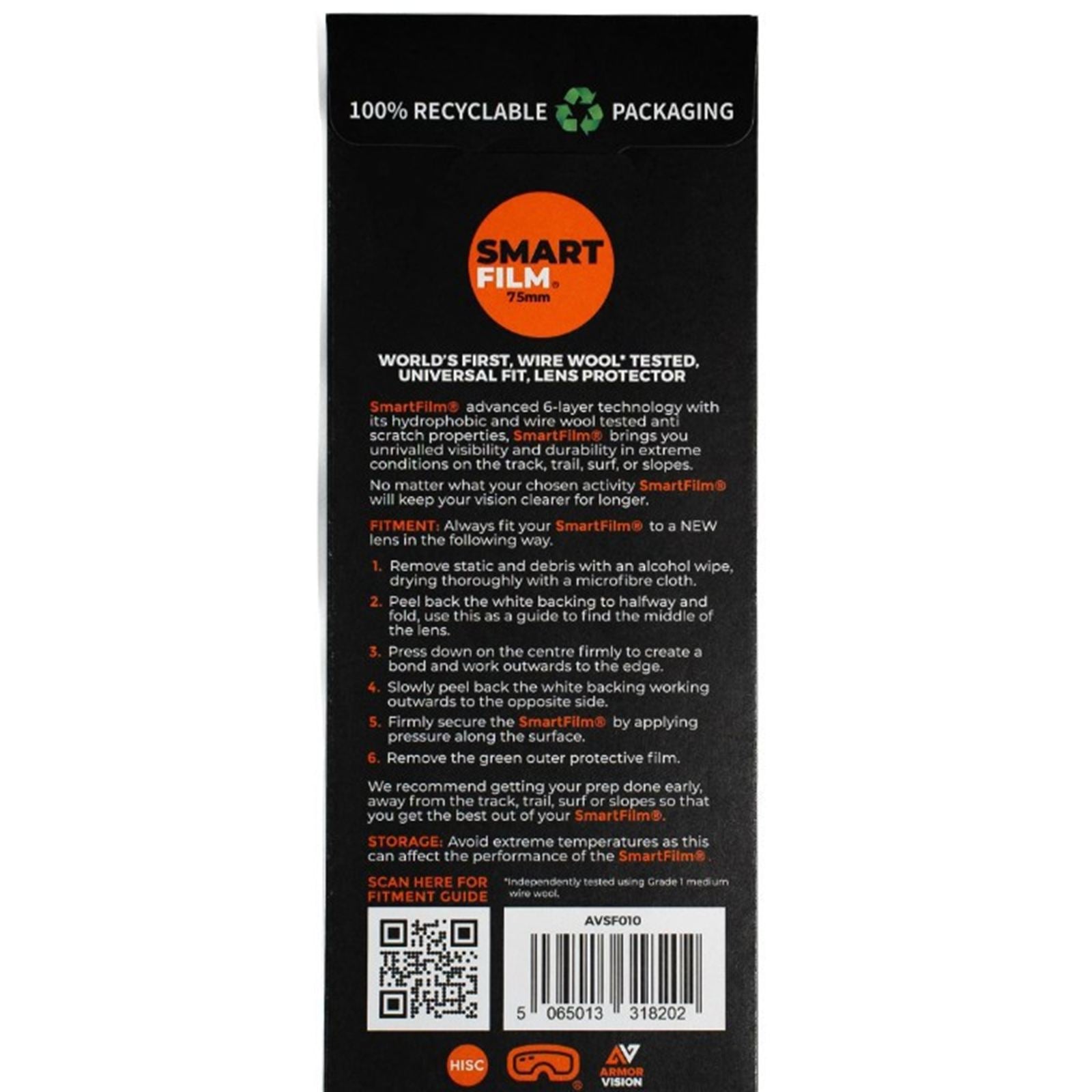 Armor Vision Lens Protector - 75mm - 3/Pack [MPN: AVSF010]_2062363