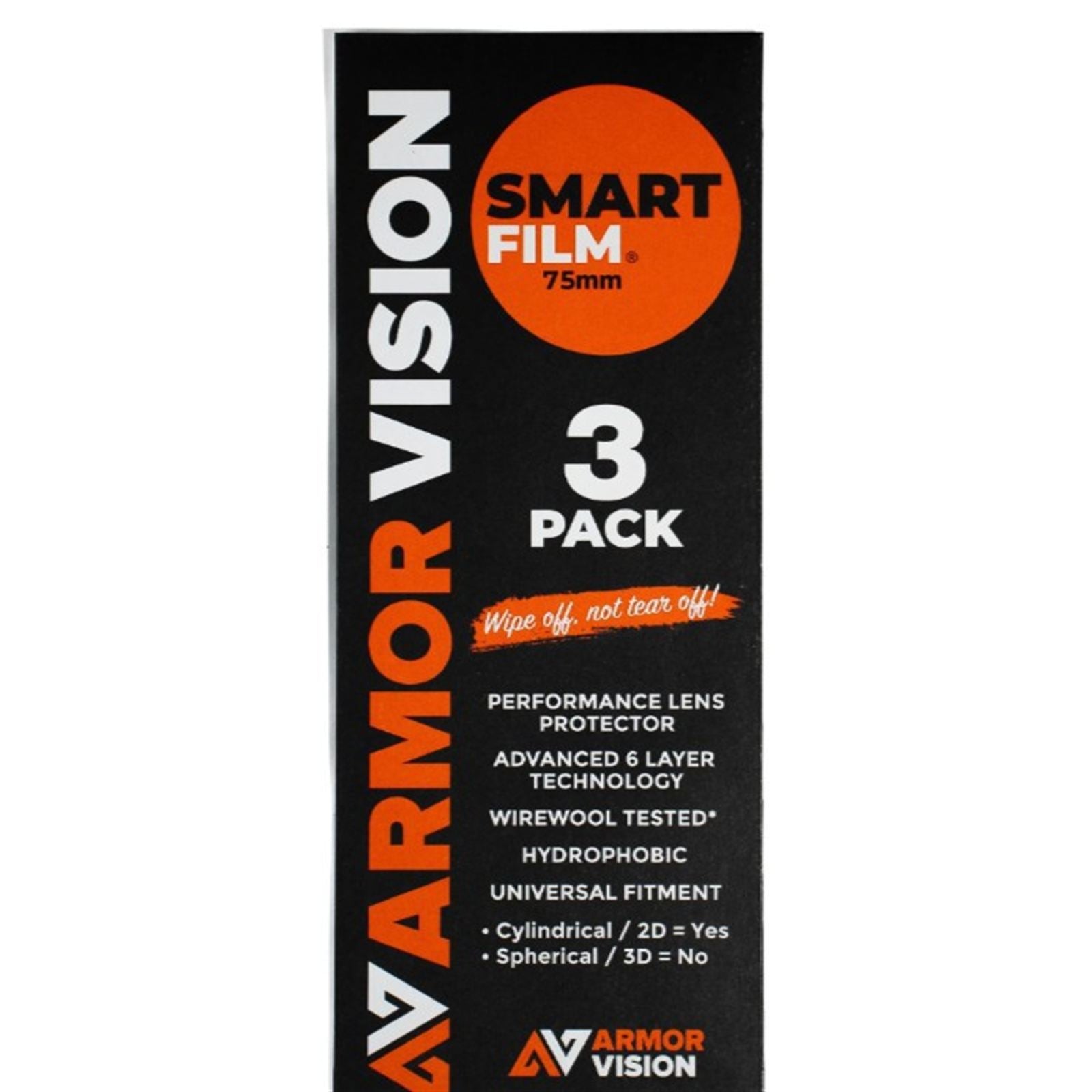 Armor Vision Lens Protector - 75mm - 3/Pack [MPN: AVSF010]_2062364