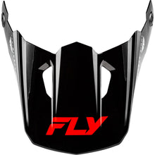 Fly Racing Kinetic Verdict Helmet Visor - Black/Red/White_1952517