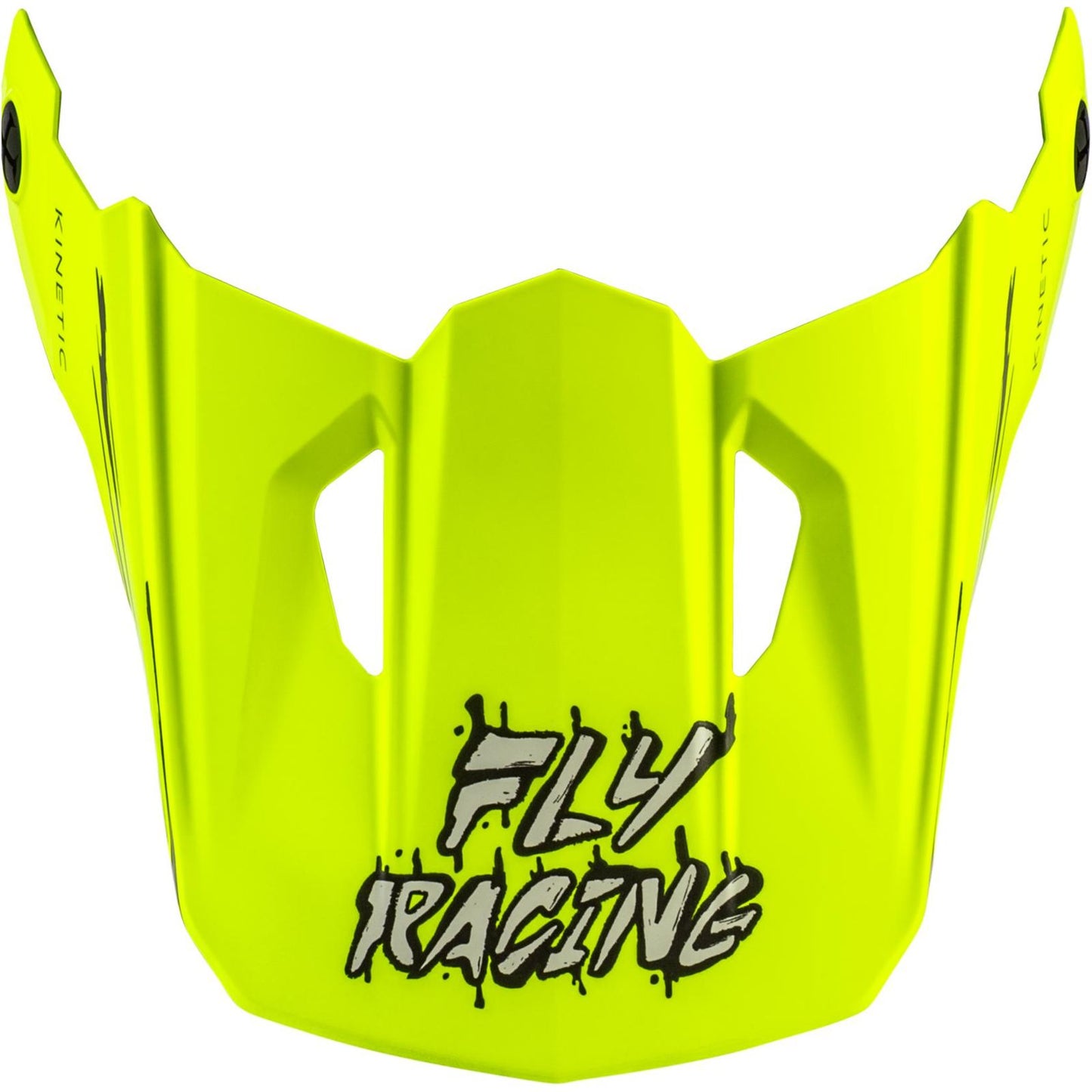 FLY Racing Youth Kinetic Surge Helmet Visor - Grey/Hi-Vis - Youth Small-Youth Large [MPN: 73-8725VY]_2098611