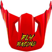 Fly Racing Youth Kinetic Surge Helmet Visor - Black/Red/Yellow - Small-Large [MPN: 73-8726VY]_1952601