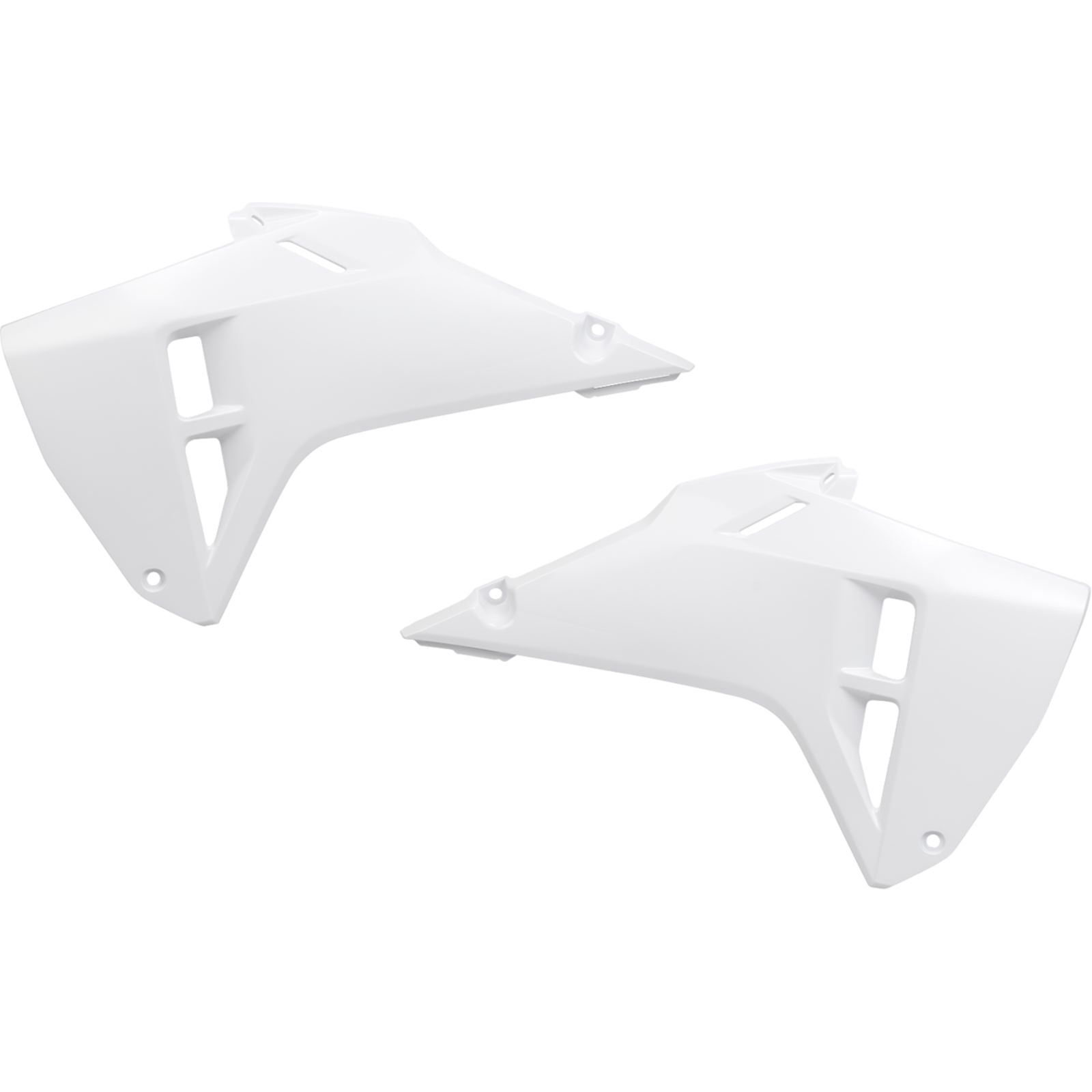 UFO Plastics Radiator Covers - White for Honda CRF 250 R/RX [MPN: HO05619#041]_1774076
