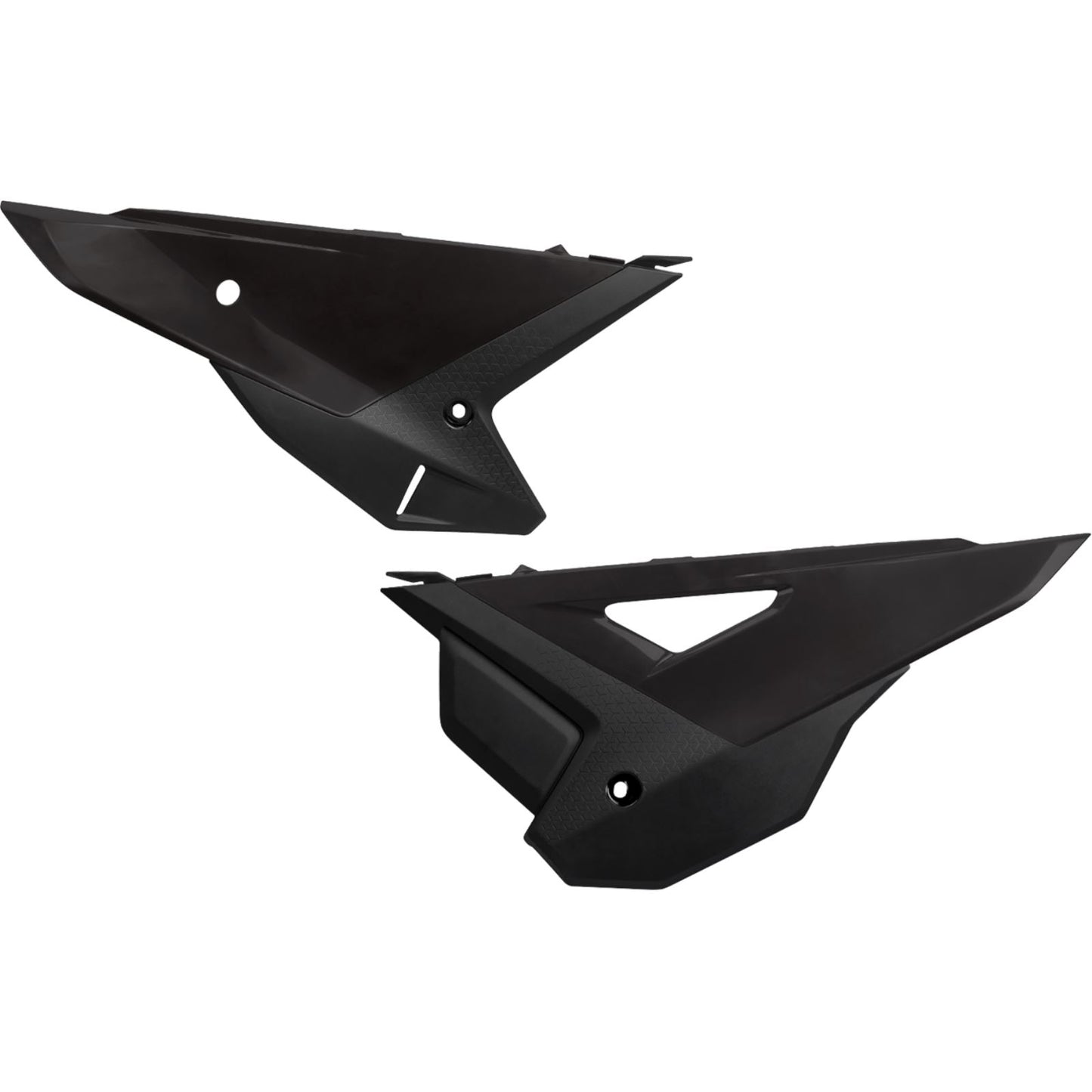 UFO Plastics Side Panels - Black for Honda - CRF 250 R/RX [MPN: HO05621@001]_1772574