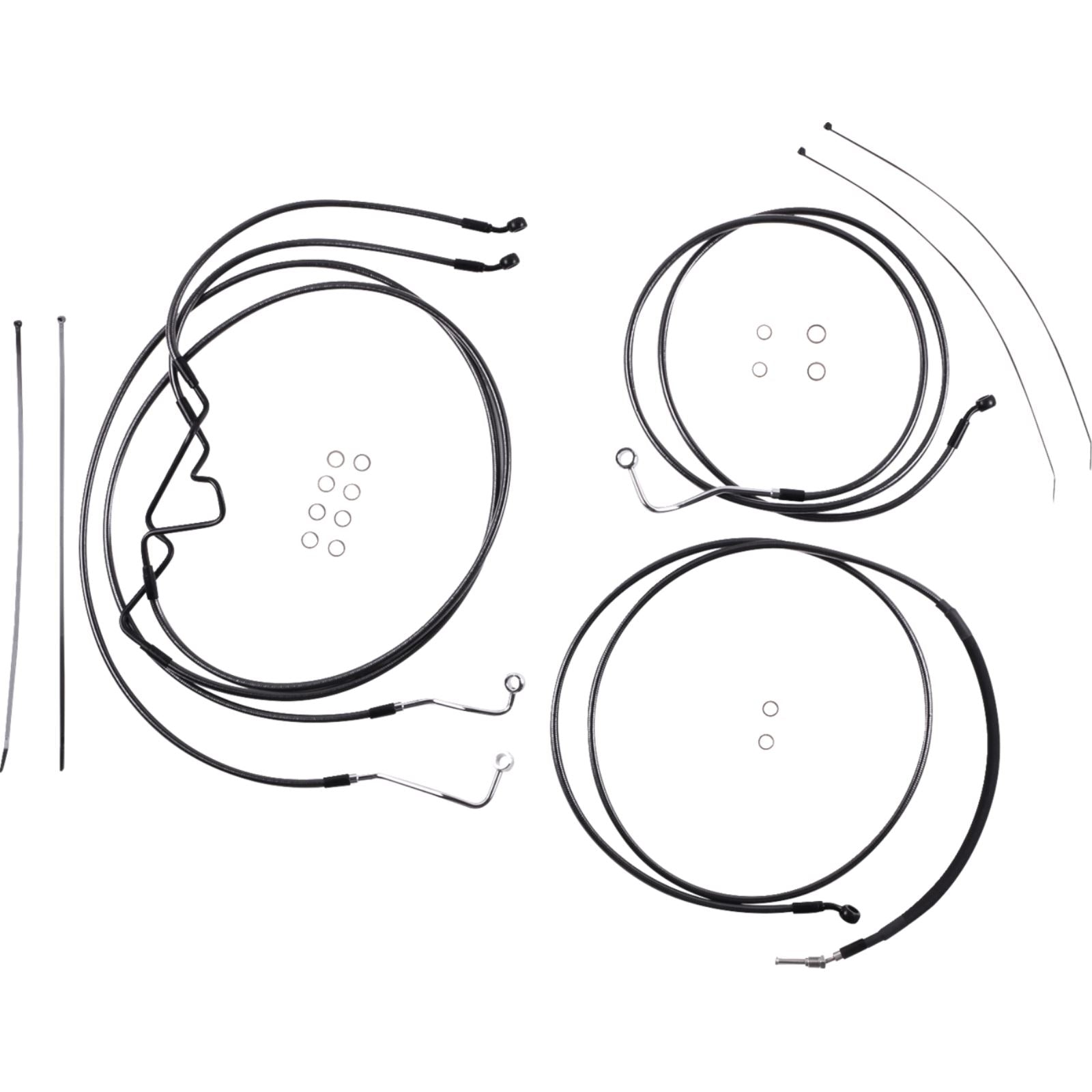 Magnum Black Pearl™ Handlebar Installation Kit - 6" for '17-'20 FLHR [MPN: 487926]_1774090