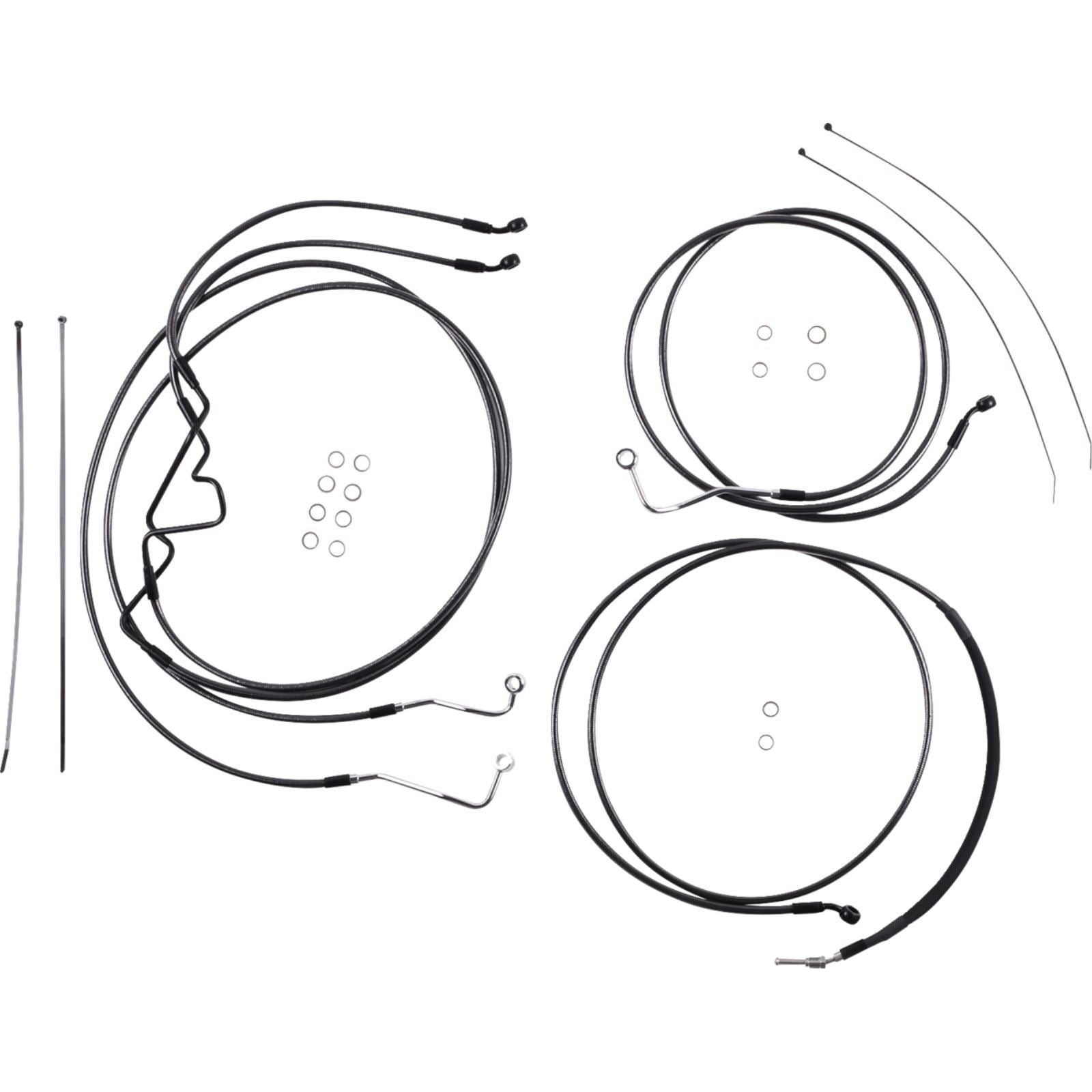 Magnum Black Pearl™ Handlebar Installation Kit - 8" for '17-'20 FLHR [MPN: 487928]_1774034