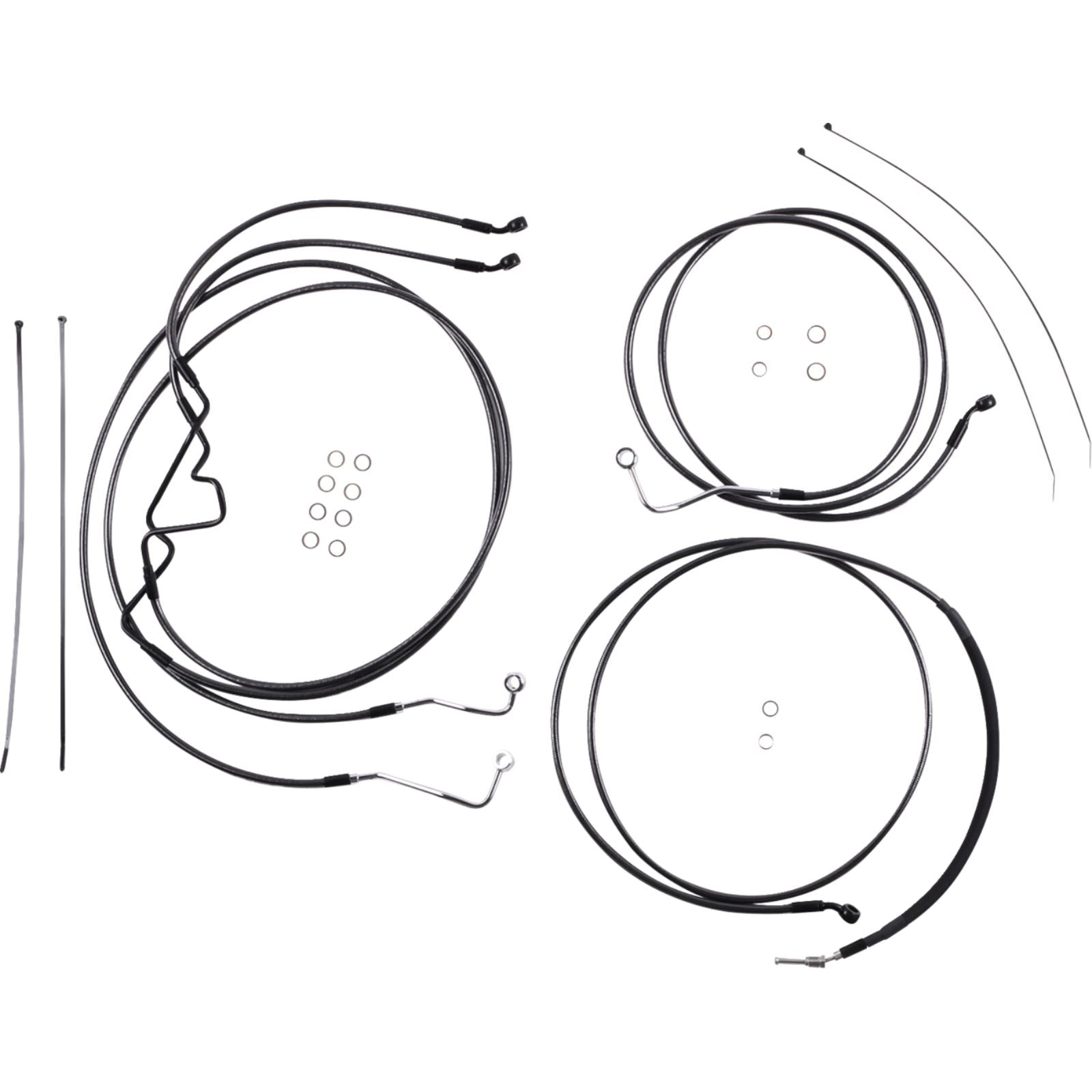 Magnum Black Pearl™ Handlebar Installation Kit - 10" for '17-'20 FLHR [MPN: 487925]_1772666
