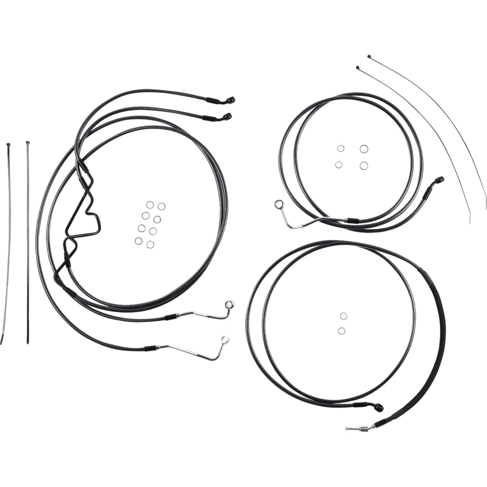 Magnum Black Pearl™ Handlebar Installation Kit - 10" for '17-'20 FLTR [MPN: 487875]_1772656