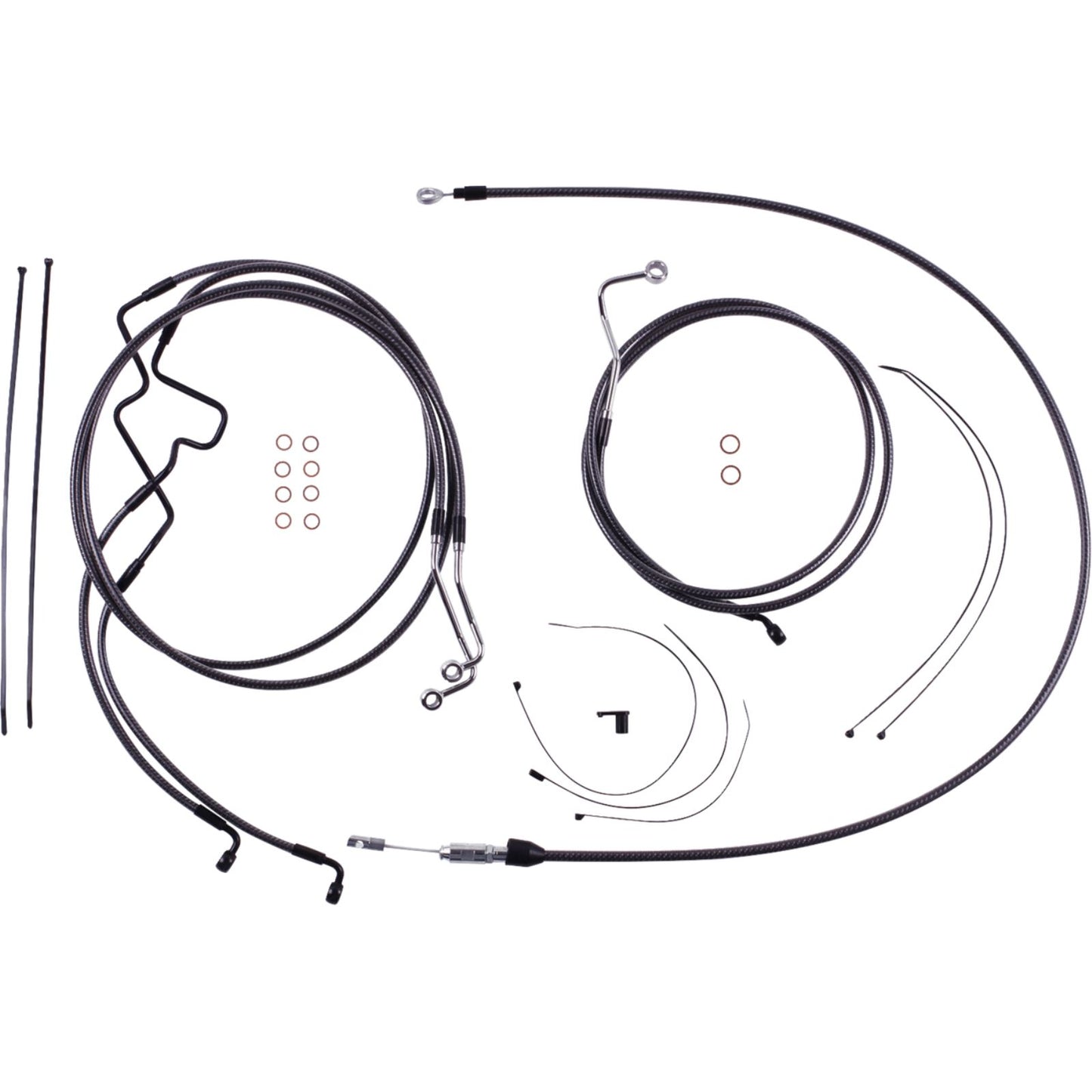 Magnum KARBONFIBR Handlebar Installation Kit - 10" for '21-'23 FLTR [MPN: 7871215]_1772735