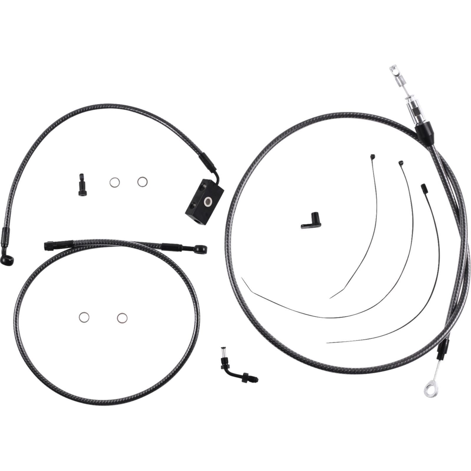 Magnum KARBONFIBR Handlebar Installation Kit - 6" for '18-'24 Softail [MPN: 7871256]_1774210