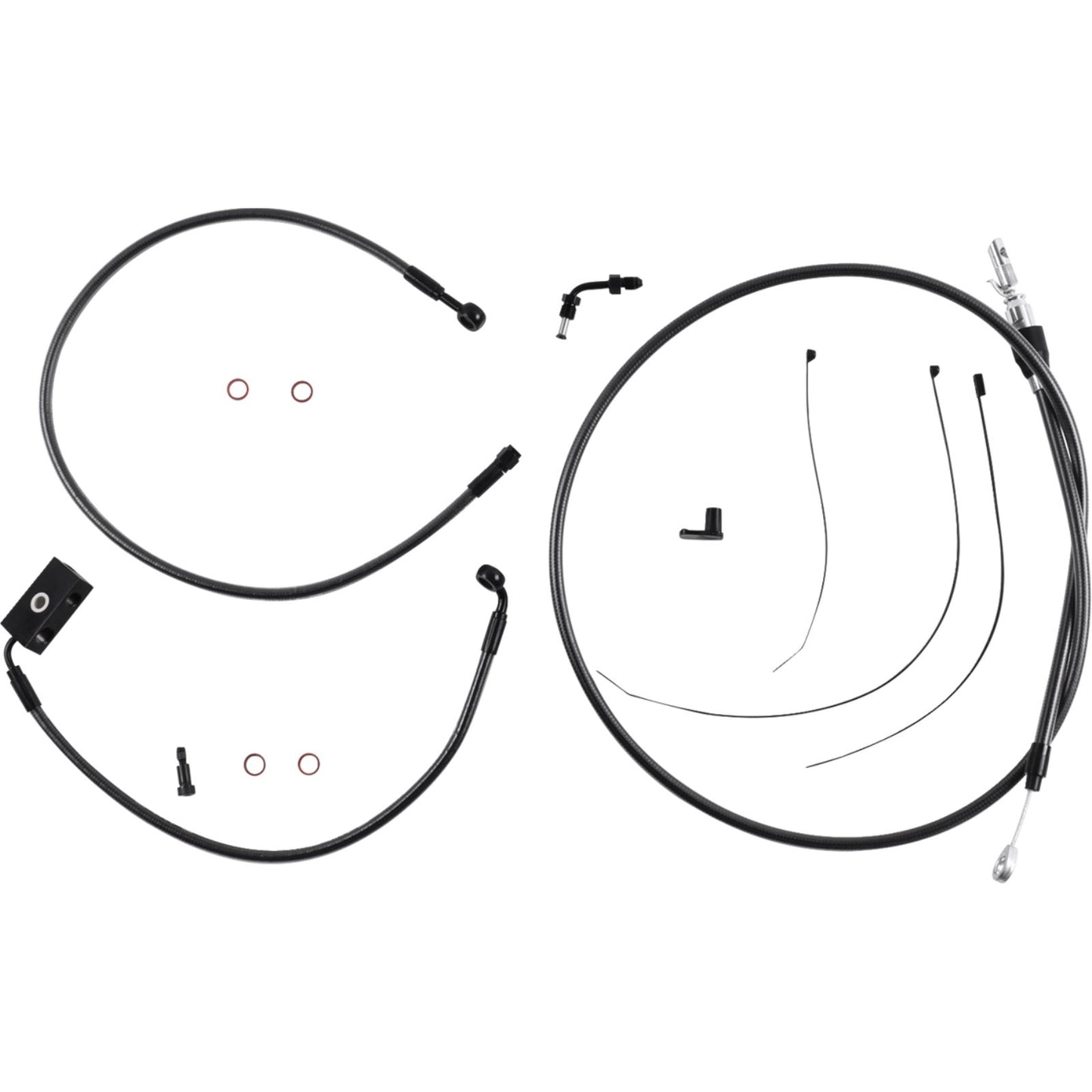 Magnum Black Pearl™ Handlebar Installation Kit - 8" for '18-'24 Softail [MPN: 4871258]_1772747