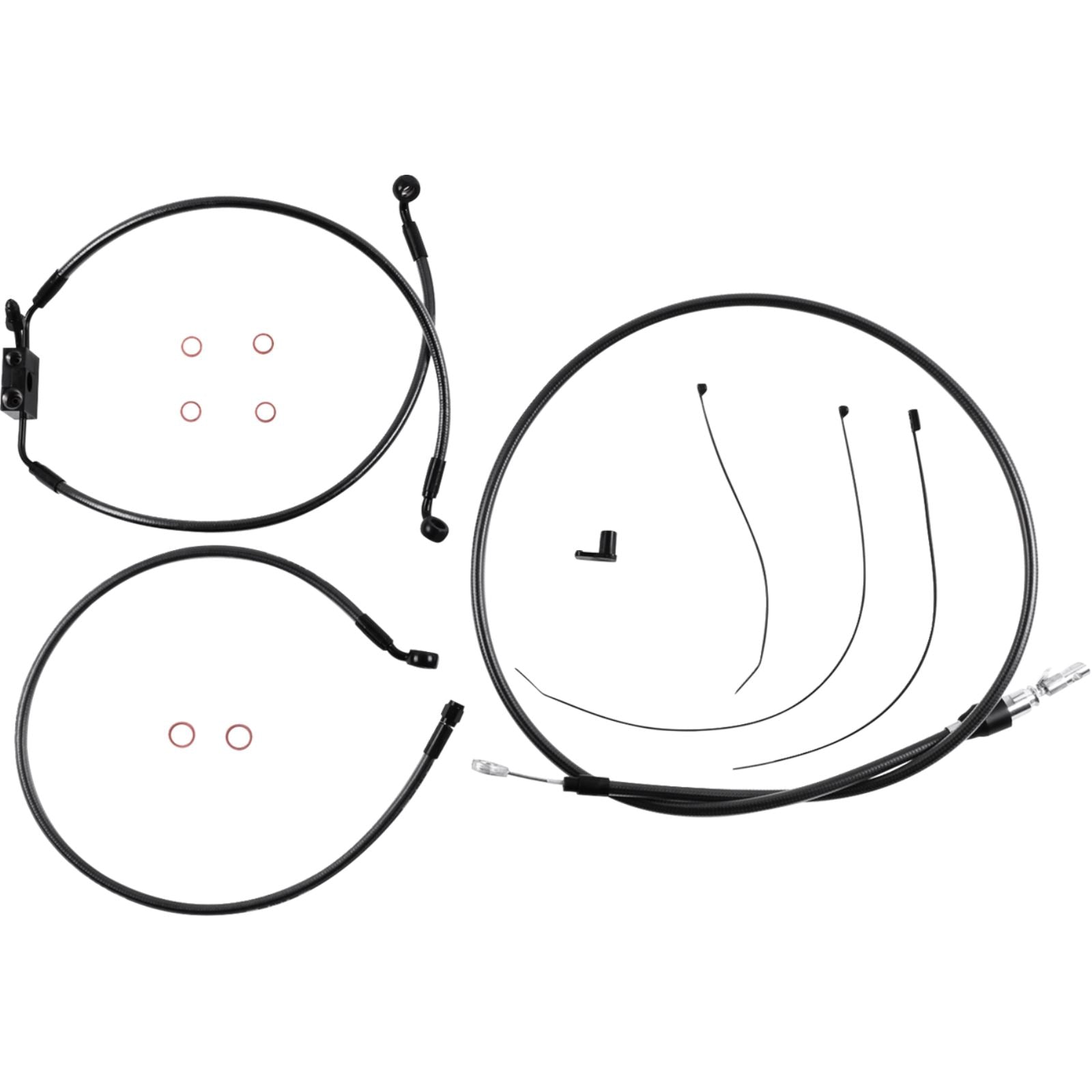 Magnum Black Pearl™ Handlebar Installation Kit - 6" for FXLR/FXFB/S [MPN: 4871126]_1772721
