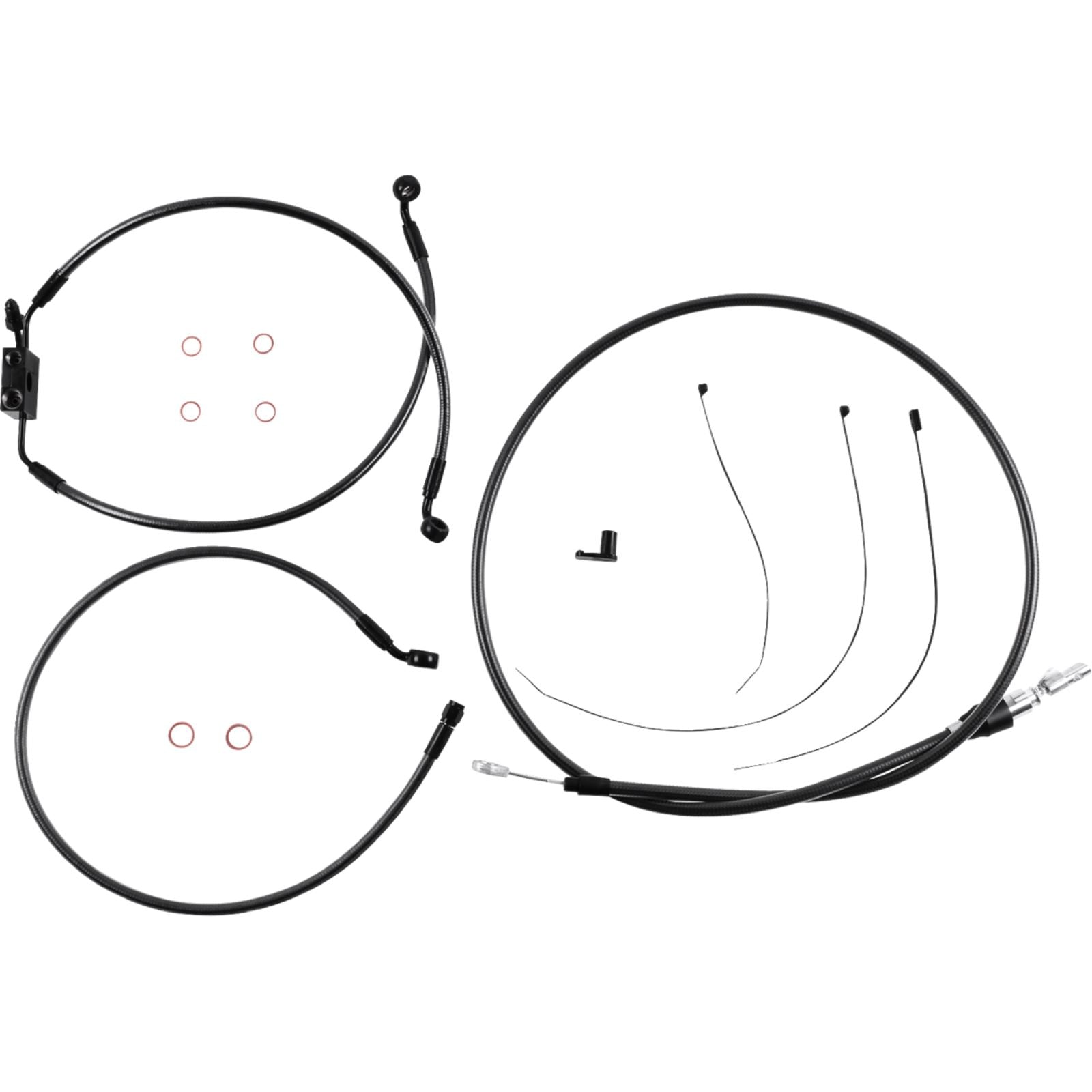 Magnum Black Pearl™ Handlebar Installation Kit - 8" for FXLR/FXFB/S [MPN: 4871128]_1772648