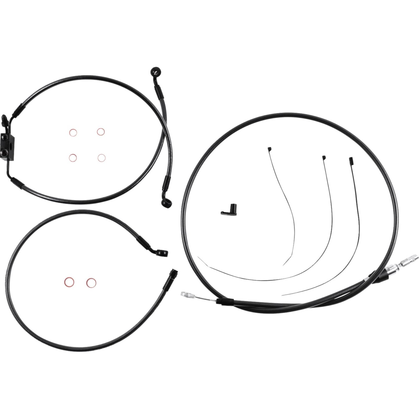 Magnum Black Pearl™ Handlebar Installation Kit - 10" for FXLR/FXFB/S [MPN: 4871125]_1774181