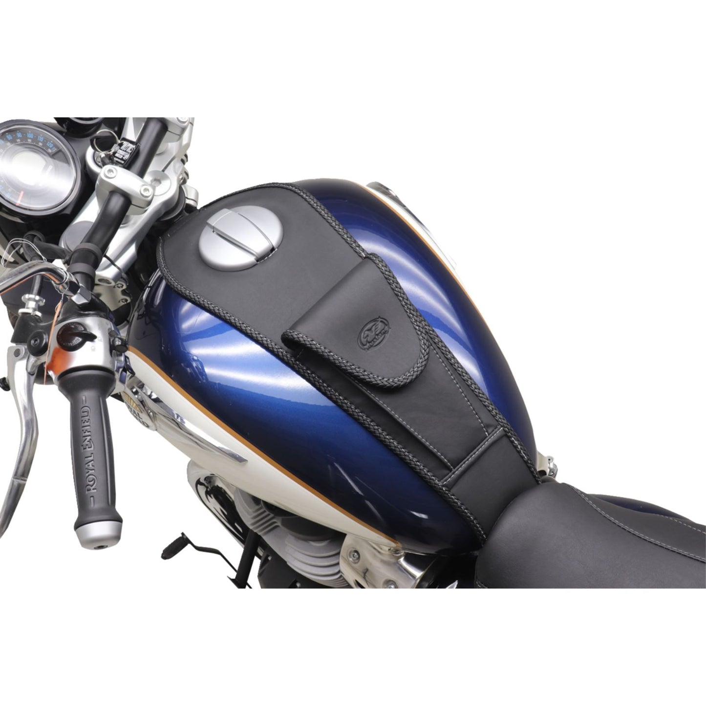 Mustang Motorcycle Products Tank Bib with Pouch - Plain - Royal Enfield [MPN: 93371ST]_1772701