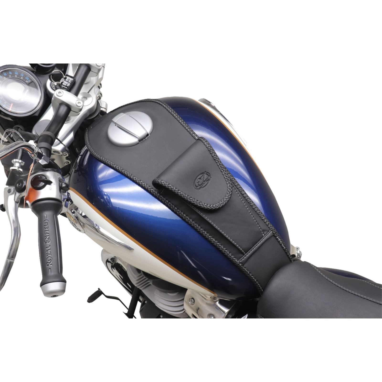 Mustang Motorcycle Products Tank Bib with Pouch - Plain - Royal Enfield [MPN: 93371ST]_1772701