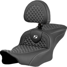 Saddlemen Roadsofa™ Seat - Dragon Scale Stitch - White Stitch [MPN: 823-07-208B6]_1772707