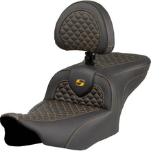 Saddlemen Roadsofa™ Seat - Dragon Scale Stitch - Gold Stitch [MPN: 823-07-208B7]_1772658