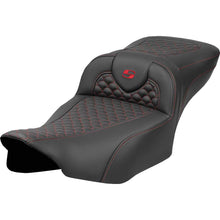 Saddlemen Roadsofa™ Extended Reach Seat - Dragon Scale Stitch - Red Stitch [MPN: 823-07-20904]_1773223