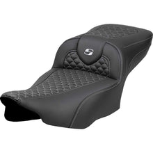 Saddlemen Roadsofa™ Extended Reach Seat - Dragon Scale Stitch - Silver Stitch [MPN: 823-07-20905]_1773323