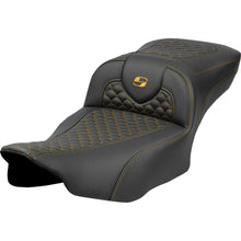 Saddlemen Roadsofa™ Extended Reach Seat - Dragon Scale Stitch - Gold Stitch [MPN: 823-07-20907]_1772920