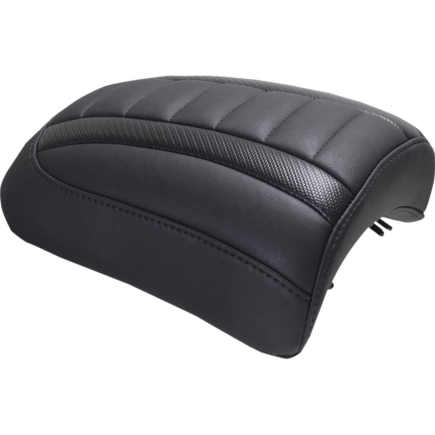 Mustang Motorcycle Products Padded Passenger Seat Cowl - Deluxe - Black Stitch for FLT/FLH '23-'25 [MPN: 88610]_1772817