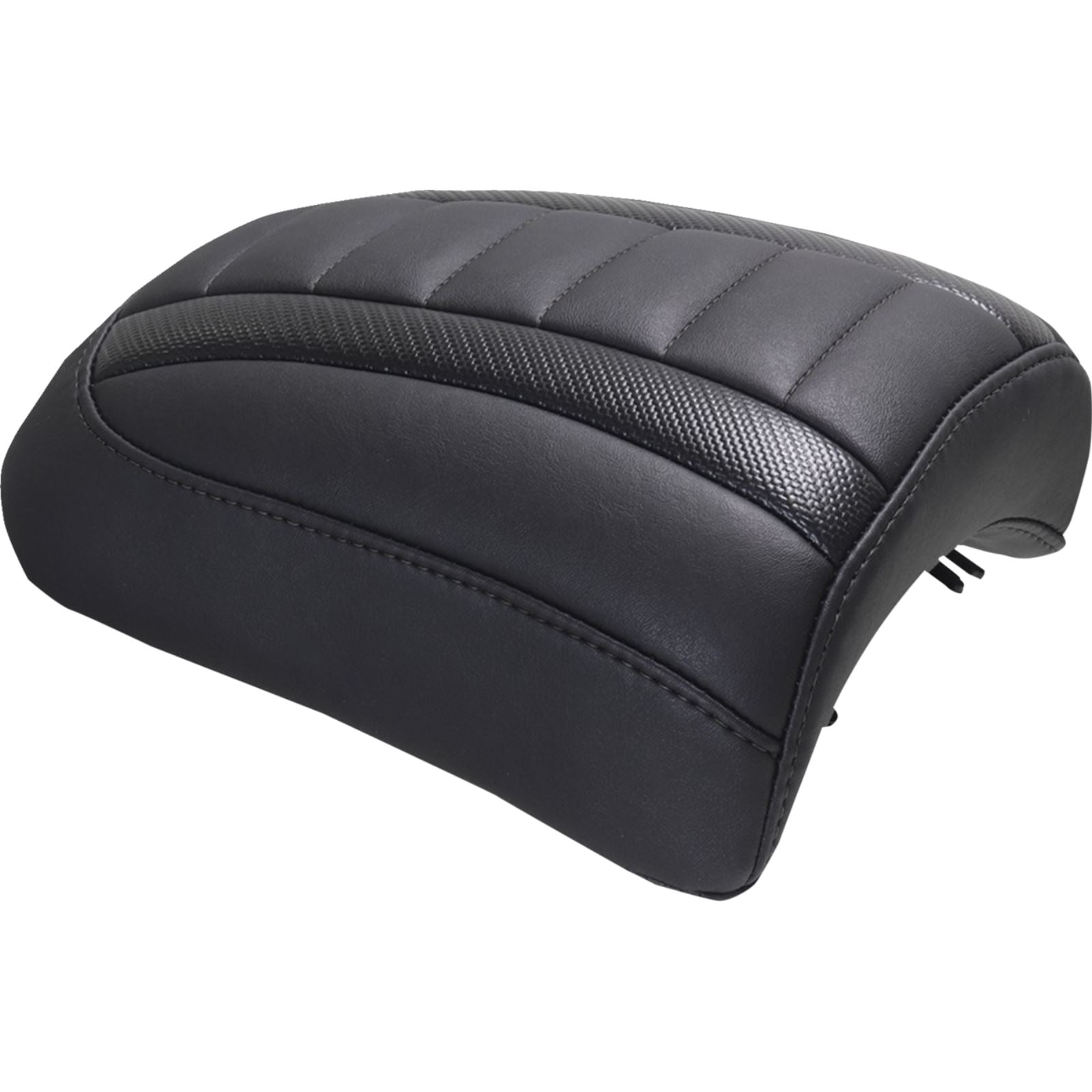 Mustang Motorcycle Products Padded Passenger Seat Cowl - Deluxe - Black Stitch for FLT/FLH '23-'25 [MPN: 88610]_1772817